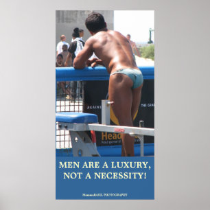 Fun Luxury Mannen Poster! Poster