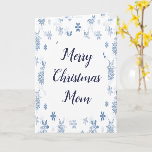 Fun Ma Merry Kerstbeste mama van ons Kinder Kaart (Gele Bloem)