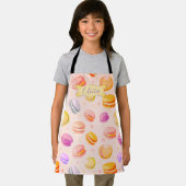 Fun Macaron Pattern schort Gepersonaliseerd (Insitu)