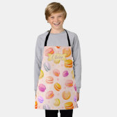 Fun Macaron Pattern schort Gepersonaliseerd (Gedragen)
