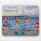 Fun Mackinaw City Bridge Mousepad Muismat (Voorkant)