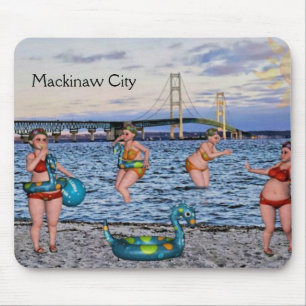 Fun Mackinaw City Bridge Mousepad Muismat
