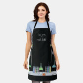 Fun Mad Scientist Lab Design Apron Schort (Gedragen)