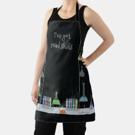 Fun Mad Scientist Lab Design Apron Schort