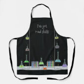 Fun Mad Scientist Lab Design Apron Schort (Voorkant)