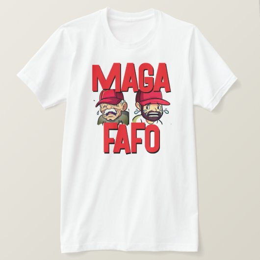 Fun MAGA FAFO T-shirt (Design voorkant)