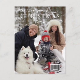 Fun Magazine Hoesje Stijlvolle kerstfoto Feestdagenkaart