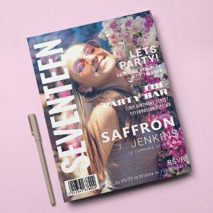 Fun Magazine Hoesje   Verjaardagsfeestje Kaart