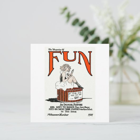 Fun Magazine Save The Date (Staand voorkant)