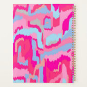 Fun Magenta Abstract Planner (Achterkant)