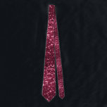 Fun Magenta Roze faux Glitter Sparkle Print Stropdas<br><div class="desc">Ideaal voor je bruiloft,  jubileum,  Valentijnsdag of elke speciale gebeurtenis die je nodig hebt voor je kleding. Deze faux glitter-afdruk in hot-roze is eenvoudig te wassen,  betaalbaar en alle stijl zonder krasheid.</div>
