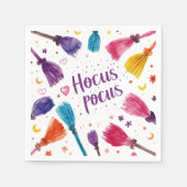 Fun Magic Color Broomstick Witch Waterverf Script Servet (Voorkant)