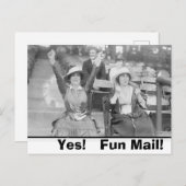 Fun Mail Celebration Briefkaart (Voorkant / Achterkant)