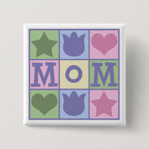 Fun Mam Quilt Square Button