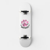Fun Mama Cat Paw Print Persoonlijk Skateboard (Voorkant)