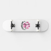 Fun Mama Cat Paw Print Persoonlijk Skateboard (Horizontaal)