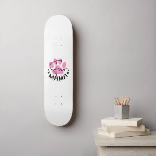 Fun Mama Cat Paw Print Persoonlijk Skateboard