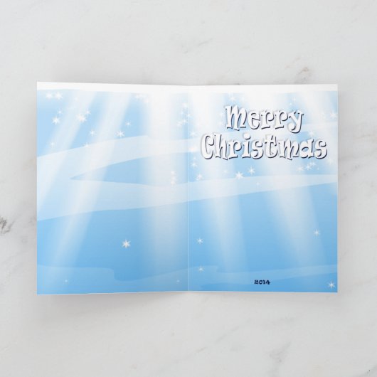 Fun Manatee Christmas Kaart (Binnen)