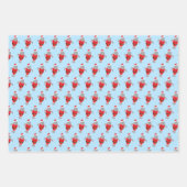 Fun Manatee Santa Animal Novelty Kerstmis Inpakpapier Vel (Voorkant 2)