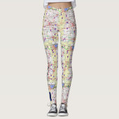 Fun Map weer terug naar huis in Indiana Leggings (Voorkant)