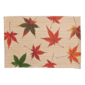 FUN Maple Leaves on Cardboard Box Kussensloop (Voorkant-Links)