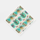 Fun Mardi Gras Maskers Servet (Hoek)