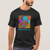 Fun Mardi Gras Party Theme T-shirt (Voorkant)