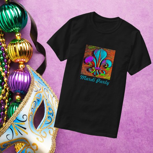 Fun Mardi Gras Party Theme T-shirt