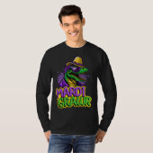Fun Mardi Grawr Dinosaur Tyrannosaurus Rex  Mardi  T-shirt (Voorkant volledig)