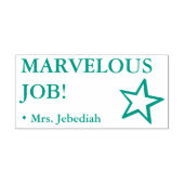 Fun "MARVELOUS JOB!" Rubberstempel sorteren Zelfinktende Stempel (Design)
