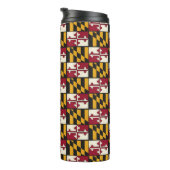 Fun Maryland State Flag Swag Thermal Drink Tumbler Thermosbeker (Geroteerd rechts)