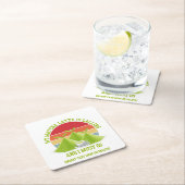 Fun MATCHA Mountains noemen Latte Drinker Kartonnen Onderzetters (Insitu)