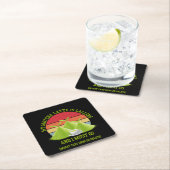 Fun MATCHA Mountains noemen Latte Drinker Kartonnen Onderzetters (Insitu)