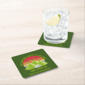 Fun MATCHA Mountains noemen Latte Drinker Kartonnen Onderzetters (Insitu)