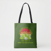 Fun MATCHA Mountains noemen Latte Drinker Tote Bag (Voorkant)