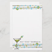 Fun Matini Lines Briefpapier (Voorkant / Achterkant)