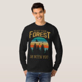 Fun May The Forest Be With You May The Fourth Hike T-shirt (Voorkant volledig)