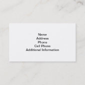 Fun Medical Visitekaartjes (Achterkant)