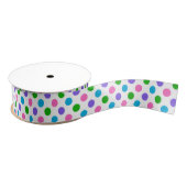 FUN! Meerkleurige poolpunten (om het even welke ac Grosgrain Lint (Spoel)
