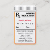 Fun Memorable Prescription Appointcard Visitekaartje (Voorkant)