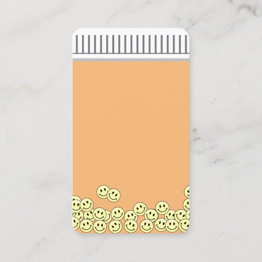 Fun Memorable Prescription Appointcard Visitekaartje (Achterkant)