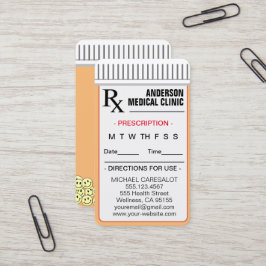 Fun Memorable Prescription Appointcard Visitekaartje