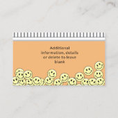 Fun Memorable Prescription Medical Appointing Visitekaartje (Achterkant)