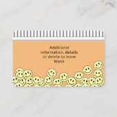 Fun Memorable Prescription Medical Visitekaartje (Achterkant)