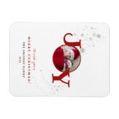 Fun Merry kerst Joy Photo Holiday Card Magneet (Horizontaal)