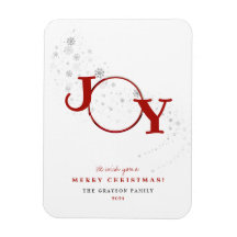Fun Merry kerst Joy Photo Holiday Card