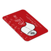 Fun Merry kerstfamilienaam Roll on New Year Magneet (Rechterzijde)