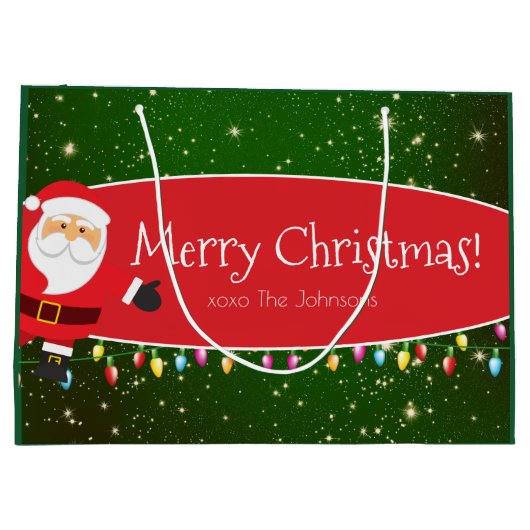 Fun Merry kerstkerstkerstkerstkerstkerstkerstkerst Groot Cadeauzakje (Achterkant)