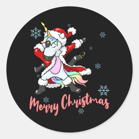 Fun Merry Kerstkerstkerstkerstkerstkerstkerstkerst Ronde Sticker (Voorkant)