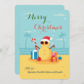 Fun Merry Kerstkerstkerstkerstkerstkerstman Feestdagenkaart (Voorkant / Achterkant)